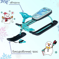 Снегокат «Тимка спорт 2 + Динозавр», ТС2+/Д, цвет голубой Снегокат «Тимка спорт 2 + Динозавр», ТС2+/Д, цвет голубой