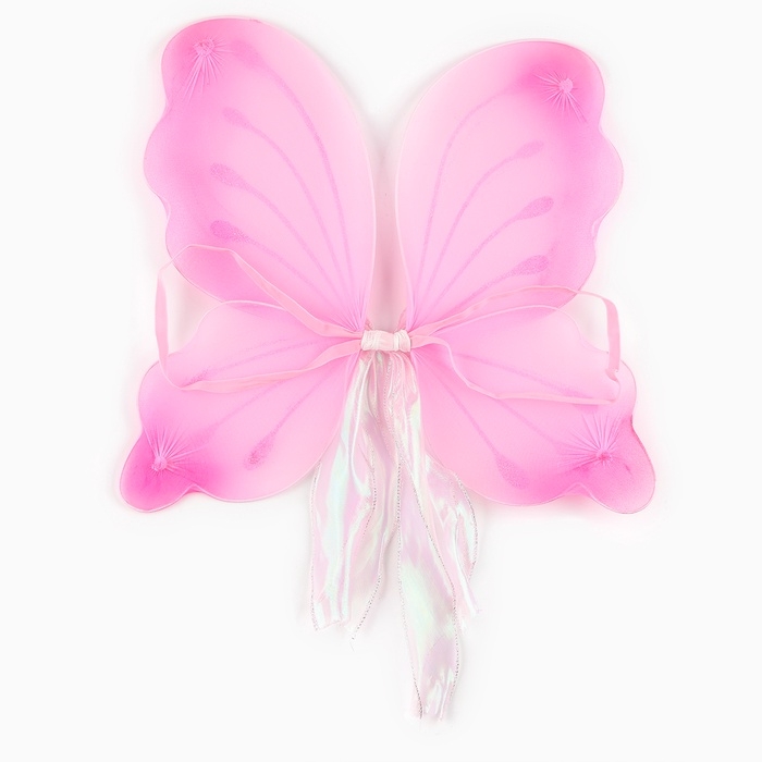 Карнавальный набор «Бабочка» 2 предмета: юбка, крылья, цвет розовый Карнавальный набор «Бабочка» 2 предмета: юбка, крылья, цвет розовый