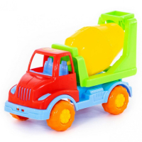 Автомобиль — бетоновоз «Леон», цвета МИКС Автомобиль — бетоновоз «Леон», цвета МИКС