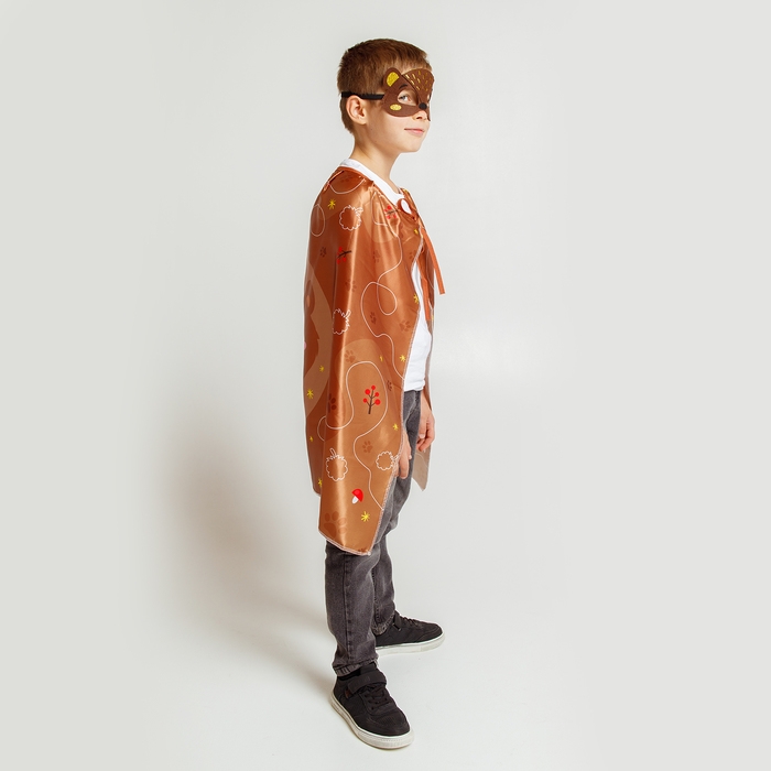 Карнавальный набор &laquo;Лесной мишутка&raquo;: плащ, маска