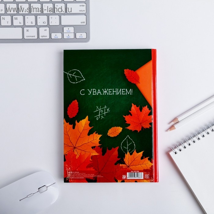 Ежедневник учителя &laquo;Нашему лучшему учителю&raquo;, формат А5, твёрдая обложка картон 7БЦ, 160 листов