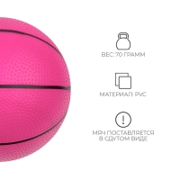 Мяч детский «Баскетбол», d=16 см, цвет МИКС Мяч детский «Баскетбол», d=16 см, цвет МИКС
