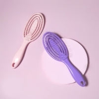 Расчёска массажная, вентилируемая, 7 &times; 23,5 см, цвет МИКС