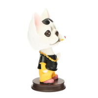 Собачка на панель авто, качающая головой, французский бульдог Собачка на панель авто, качающая головой, французский бульдог