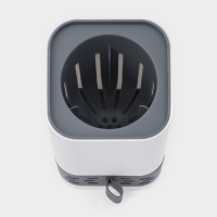 Ёршик для унитаза силиконовый SAVANNA, 10,8×42,5 см, цвет серый Ёршик для унитаза силиконовый SAVANNA, 10,8×42,5 см, цвет серый