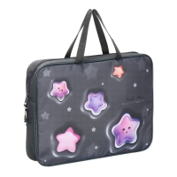 Папка с ручками текстильная А4, 370 х 280 х 60 мм, Stavia "Звездочки" Папка с ручками текстильная А4, 370 х 280 х 60 мм, Stavia "Звездочки"