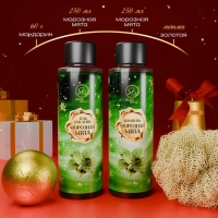 Новогодний подарочный набор косметики &laquo;Новогодний экспресс&raquo;, с ароматом мяты и корицы. Зеленая серия