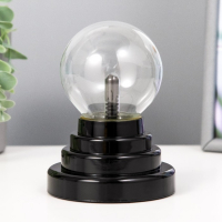 Плазменный шар красный шар 14х10х10 см RISALUX Плазменный шар красный шар 14х10х10 см RISALUX