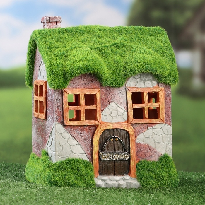 Садовый фонарь Садовый фонарь "Домик Хоббита" 16х10х22см