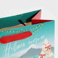 Пакет подарочный новогодний ламинированный &laquo;Любовь&raquo;, MS 18 х 23 х 10 см, Новый год