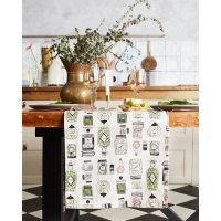 Дорожка на стол "Этель" Kitchenware 40х149см, 100% хлопок, саржа 190 г/м2