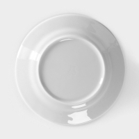 Тарелка фарфоровая &laquo;Бельё.Голубка&raquo;, d=20 см, белая