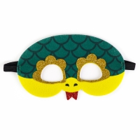 Карнавальный набор &laquo;Зелёная Змейка&raquo;: плащ длина 80 см, маска