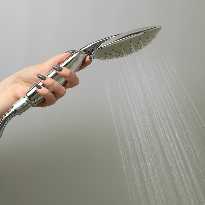 Душевая лейка Accoona G04, 1 режим, корпус пластик, цвет хром Душевая лейка Accoona G04, 1 режим, корпус пластик, цвет хром