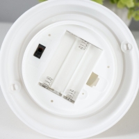 Ночник "Свеча на подсвечнике" LED от батареек 3хААА белый 11х11х25 см RISALUX Ночник "Свеча на подсвечнике" LED от батареек 3хААА белый 11х11х25 см RISALUX