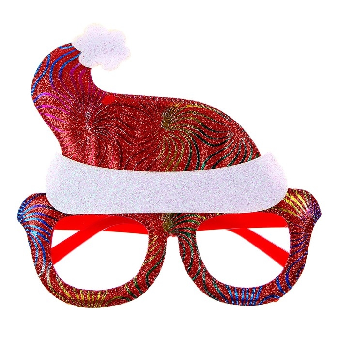 Новый год! Карнавальные очки &laquo;Колпак&raquo;