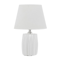Настольная лампа "Лиана" Е27 40Вт Белый 23х23х34 см RISALUX