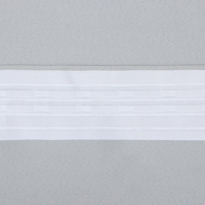 Штора портьерная Этель 130*300 см, цв.светло-серый, блэкаут, пл. 240 г/м2