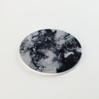 Подставка под горячее «Черный мрамор», 10.8 см Подставка под горячее «Черный мрамор», 10.8 см