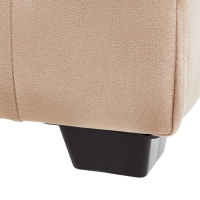 Пуф Кусен, 300х300х400, Бежевый велюр