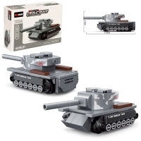 Конструктор «Армия. Танчики», 4 вида, цвет МИКС Конструктор «Армия. Танчики», 4 вида, цвет МИКС