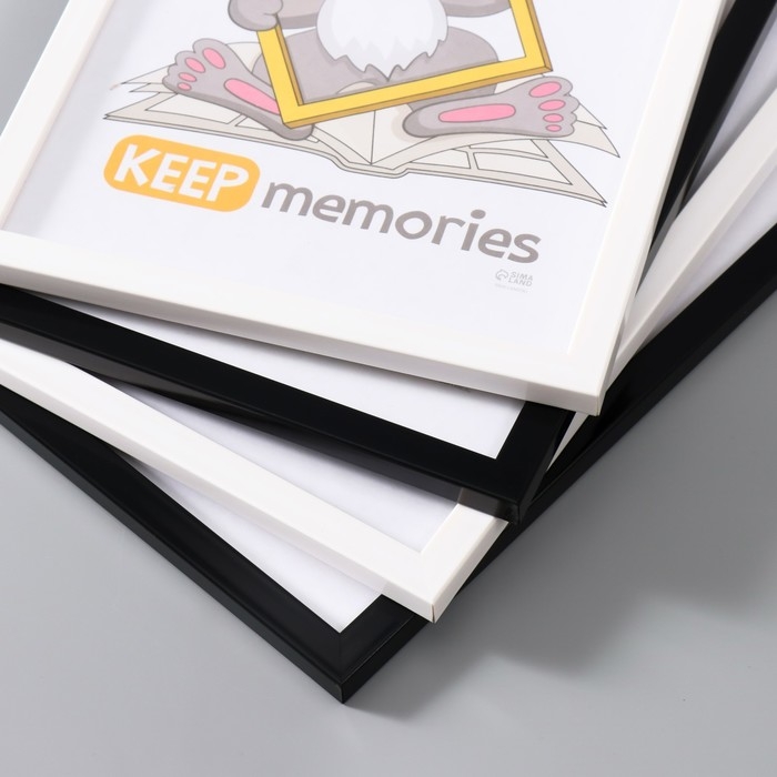 Набор рамок Набор рамок "Формат" 21х30 см, 4 шт. цвет чёрный/белый