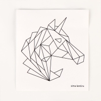 Набор для декора кружки полимерной глиной. Лепка на кружке «Полигональный единорог» Набор для декора кружки полимерной глиной. Лепка на кружке «Полигональный единорог»