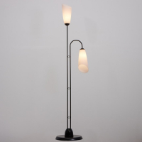 Торшер "Симпл" 2x15Вт E27 черный 37х28х154см