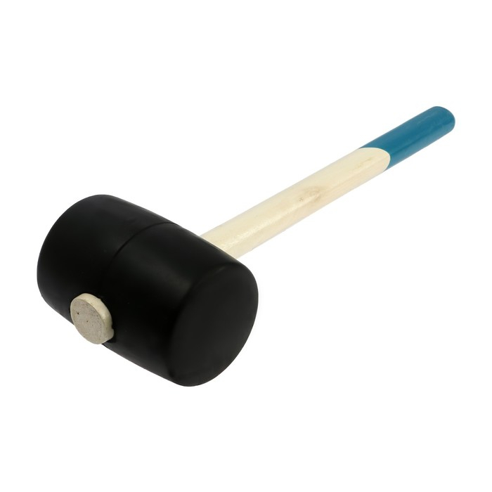 Киянка ТУНДРА, деревянная рукоятка, черная резина, 1100 г Киянка ТУНДРА, деревянная рукоятка, черная резина, 1100 г