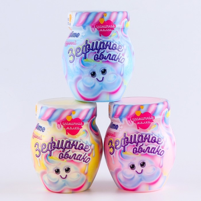 Игрушка «Мялка-жмялка», зефирная, МИКС Игрушка «Мялка-жмялка», зефирная, МИКС