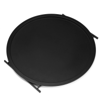 Кофейный столик " Уран" YS-8483-40, черный, стекло 70х40 см