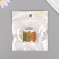 Клейкая лента бумага "Листья гинкго" 50 картинок 3,5х3,5х3.7 см Клейкая лента бумага "Листья гинкго" 50 картинок 3,5х3,5х3.7 см