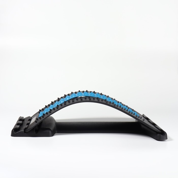 Массажёр для спины, трёхуровневый, 38 &times; 25 &times; 4 см, цвет синий