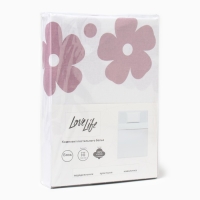 Комплект постельного белья LoveLife 1.5 сп "Цветы" 147*210,150*215,50*70 -1 шт,100% хлопок,бязь 120 г/м2 Комплект постельного белья LoveLife 1.5 сп "Цветы" 147*210,150*215,50*70 -1 шт,100% хлопок,бязь 120 г/м2