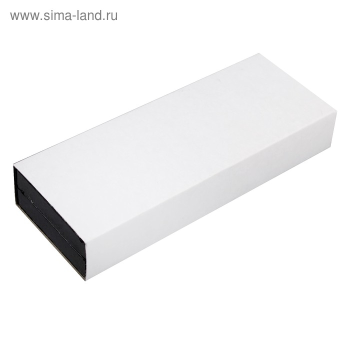 Ручка подарочная, шариковая Ручка подарочная, шариковая "Стиль" в кожзам футляре, поворотная, стальной корпус