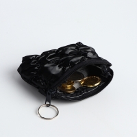 Кошелёк женский на молнии, цвет чёрный Кошелёк женский на молнии, цвет чёрный