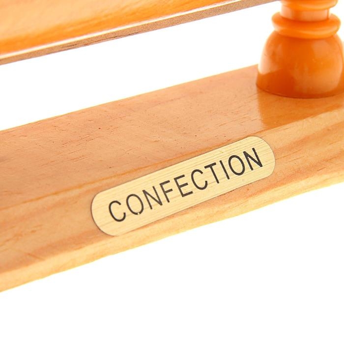 Корабль сувенирный средний &laquo;Ахиллес&raquo;, паруса красные, 39х44х7 см