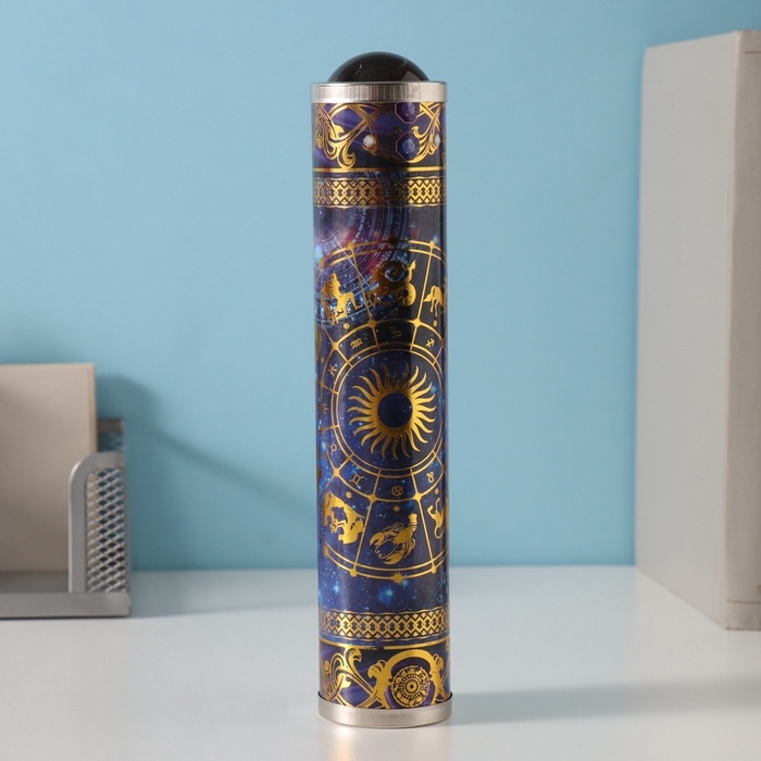 Калейдоскоп сувенирный Калейдоскоп сувенирный "Созвездия - знаки зодиака" тиснение 19х4х4 см