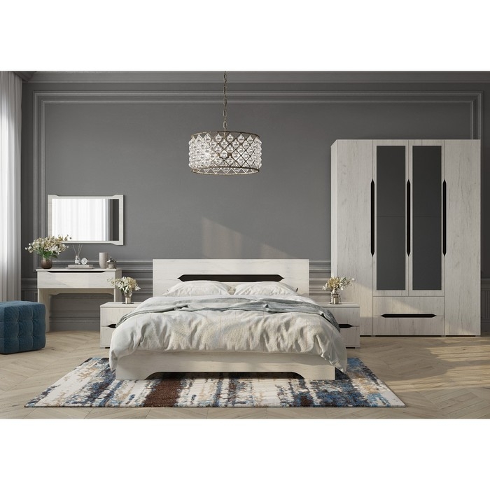 Трюмо Вега, 900х750х420, Крафт белый/Венге Трюмо Вега, 900х750х420, Крафт белый/Венге