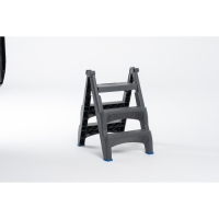 Стремянка пластиковая Степ ( серая )