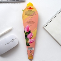 Ручка прикол шариковая синяя паста &laquo;Тюльпан&raquo; подарочная на 8 марта МИКС