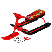 Снегокат &laquo;Тимка спорт 2 + Граффити красный&raquo;, ТС2+/GR, цвет чёрный/красный