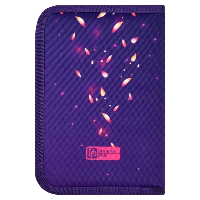 Пенал 1 секция, 133 х 200 х 35 мм, текстильный, Феникс "Волшебный кот" 65663