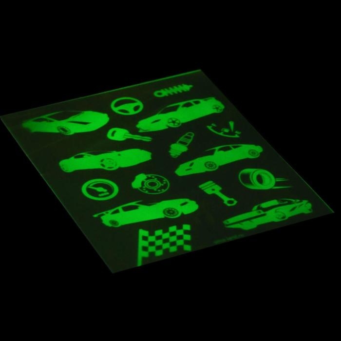 Набор для рисования светом &laquo;Крутые тачки&raquo;, ручка с фонариком и невидимыми чернилами