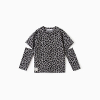 Футболка с дл.рукавом для девочки KAFTAN Trendy grey, р. 28 (86-92)