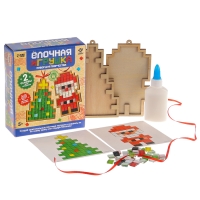 Набор для творчества &laquo;Ёлочная игрушка. Мозаика&raquo;, 2 шт., керамическая