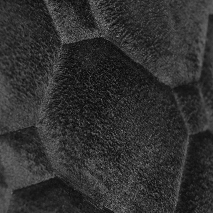 Накидка на переднее сиденье авто 140&times;50 см, искусственный мех, черный