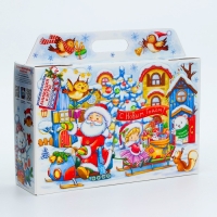 Новый год. Подарочная коробка Новогодняя Портфель широкий "Каток" с игрой и анимацией 31 х 8,5 х 20,3 см. Новый год. Подарочная коробка Новогодняя Портфель широкий "Каток" с игрой и анимацией 31 х 8,5 х 20,3 см.