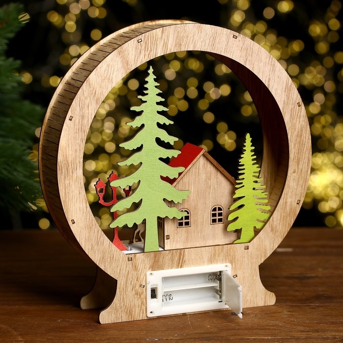 Декор с подсветкой «Новогодняя сказка» 22,5 × 21 × 5 см Декор с подсветкой «Новогодняя сказка» 22,5 × 21 × 5 см