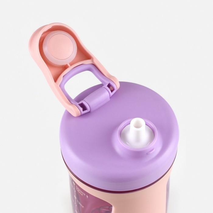 Шейкер, 550 мл, с трубочкой, 18.5 х 9 см, микс Шейкер, 550 мл, с трубочкой, 18.5 х 9 см, микс